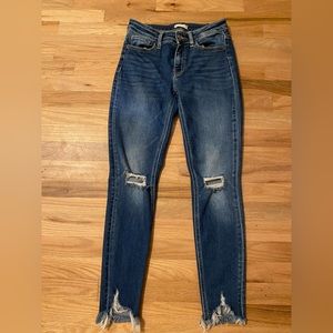 Altar’s state distressed ankle length jeans size 27